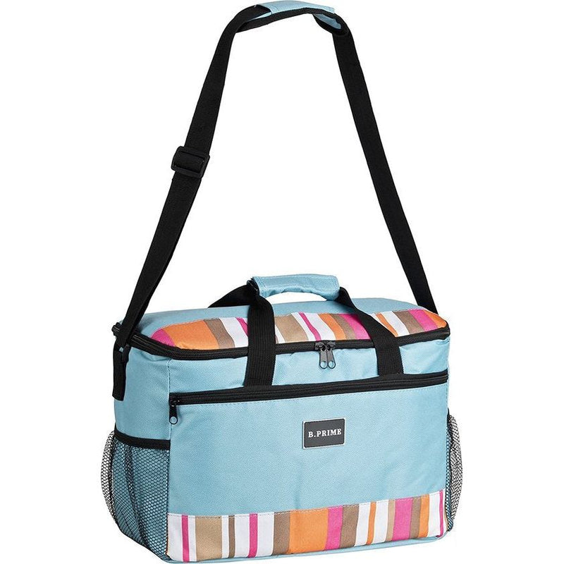 Classic Koeltas/isoleertas, 20 l, groot blauw, 36 x 26 x 22 cm, voor picknick, camping, outdoor, plagen, incoping, auto, sport