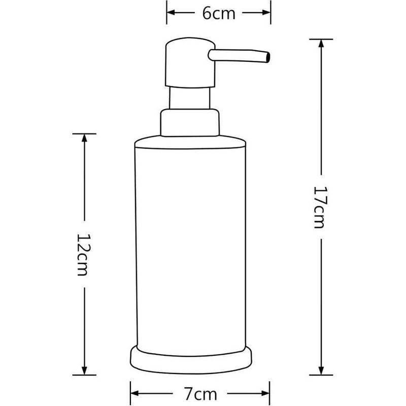 Vloeibare zeepdispenser Vrijstaand aluminium 250 ml roestvrij voor badkamer keuken (zwart)