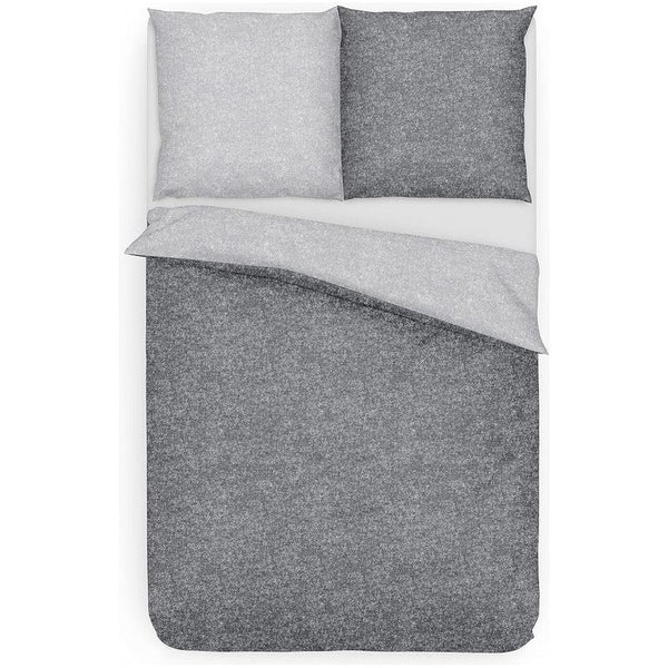 Dekbedovertrek grijs