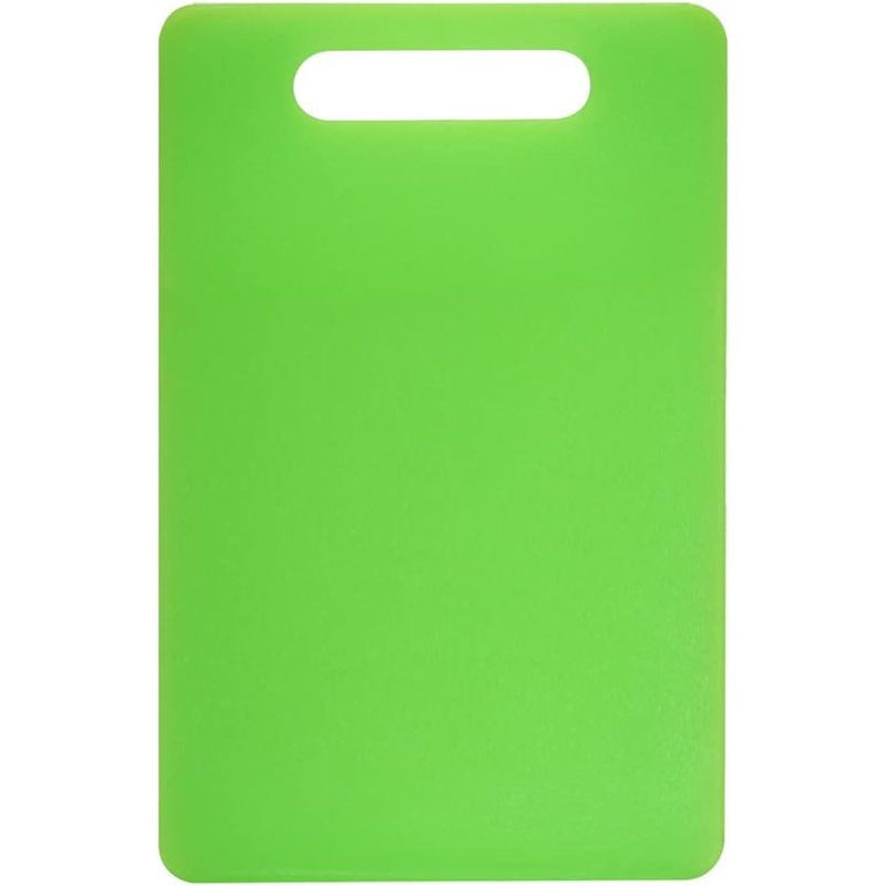 Kunststof snijplank met handgrepen, Food Grade PP-materiaal, BPA-vrij, vaatwasmachinebestendig, dikke snijplank, groot formaat, gemakkelijke handgrepen voor de keuken (groen)