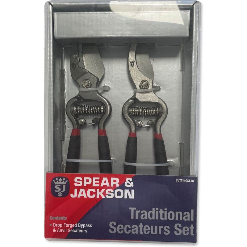 Spear & Jackson Snoeischaar papegaai 2delig - Bypass - takkenschaar - Snoeischaren - cadeau voor man - cadeau voor vrouw - bloemenschaar - Tuinscharen set - heggenschaar - papegaaienbek