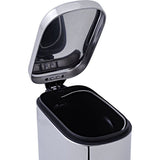 SENSEA - REMIX badkamerprullenbak - 5L - rechthoekig - roestvrij staal - wit - verchroomde afwerking