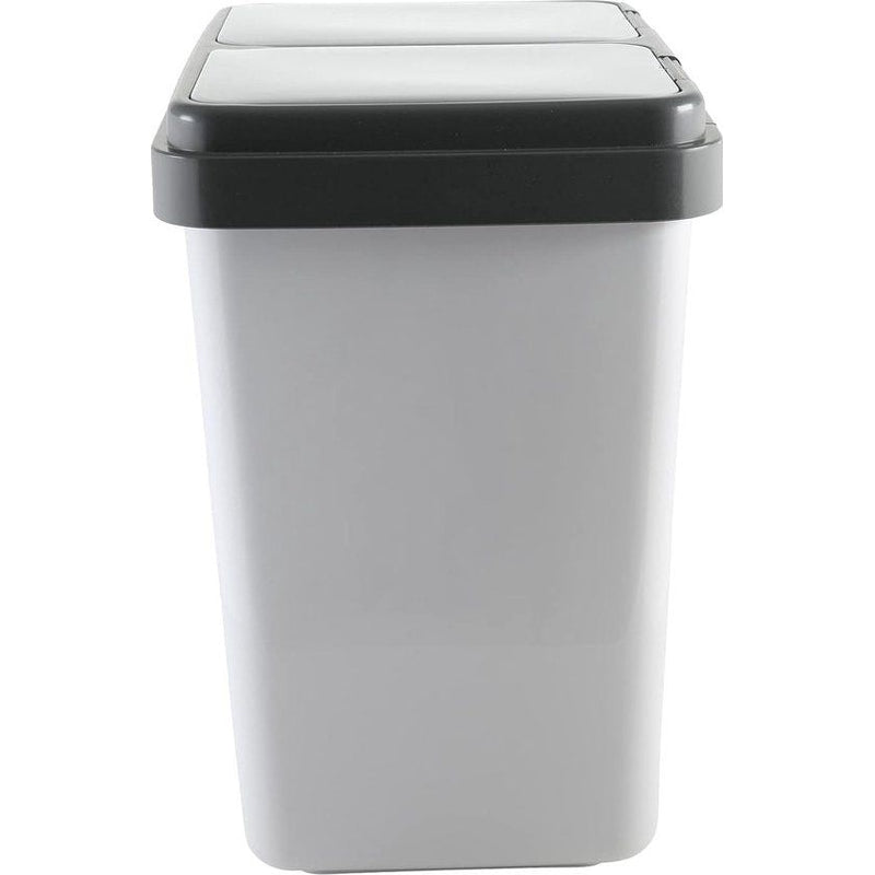 Zweimer vuilnisbak, grijs, ca. 23 l