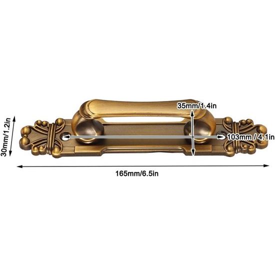 2 stuks/set deurgrepen in Europese stijl, antieke deurgreep, metalen schuifdeurgreep voor kastbeslag, ladekast, accessoires