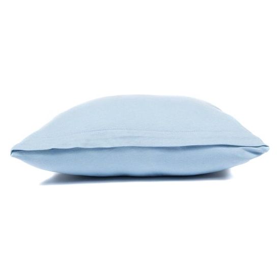 Set van 2 kussenslopen, 40 x 40, van 100% katoen jerseystof, verborgen ritssluiting, hoofdkussensloop, 40 x 40 cm, kussenhoes, ultrazacht en ademend, Oeko-Tex gecertificeerd