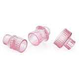 glazen kandelaars voor kerk, bruiloft, verjaardag, feest, diner, cadeau, kaarsenhouder 6 stuks voor theelicht/conische kaars, 2-in-1 theelichthouder