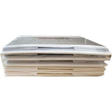 Opbergdozen met deksels, 3-pack, opvouwbare opbergbak met handvat, voor het, 45x30x30cm