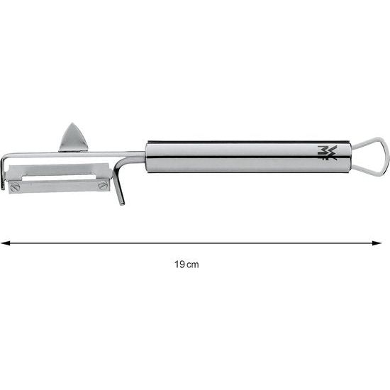 Blikopener met flesopener, 20 cm, kunststof, Cromargan roestvrij staal, vaatwasmachinebestendig & Profi Plus aardappelschiller, pendellemmet 19 cm, insnijdbaar, groenteschiller