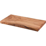 Plank van olijfhout, olijfhouten plank, snijplank, houten plank, ontbijtplank, steakplank, rechthoekig (25 x 15 cm)