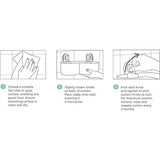 Shower Cady, wit, regelmatig