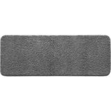Vloerkleed, badmat, antislip, absorberend, voor woonkamer, slaapkamer, badkamer, 45 x 120 cm, grijs Tapijt, badmat, antislip, absorberend, voor woonkamer, slaapkamer, badkamer, 45 x 120 cm, grijs