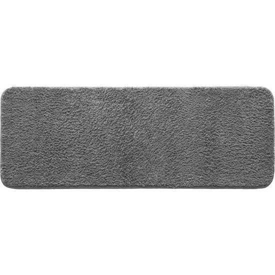 Vloerkleed, badmat, antislip, absorberend, voor woonkamer, slaapkamer, badkamer, 45 x 120 cm, grijs Tapijt, badmat, antislip, absorberend, voor woonkamer, slaapkamer, badkamer, 45 x 120 cm, grijs