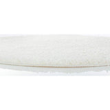 Brandsseller Badmat Ø 60 cm badmat rond Wit