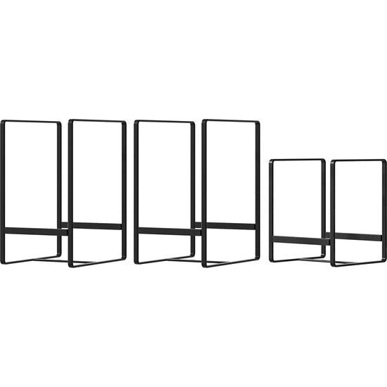 3 bordenhouder organizer rechtopstaande wandkast afdruiprek metalen plaat servies organisator rekken standaard voor werkblad en kast zwart