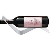 Wijnflessenhouder van metaal, flessenrek met ruimte voor 1 fles wijnflessenhouder, wijnglashouder flessenrek met roestvrij staal wijnrek, werkblad, bardecoratie (splitter)