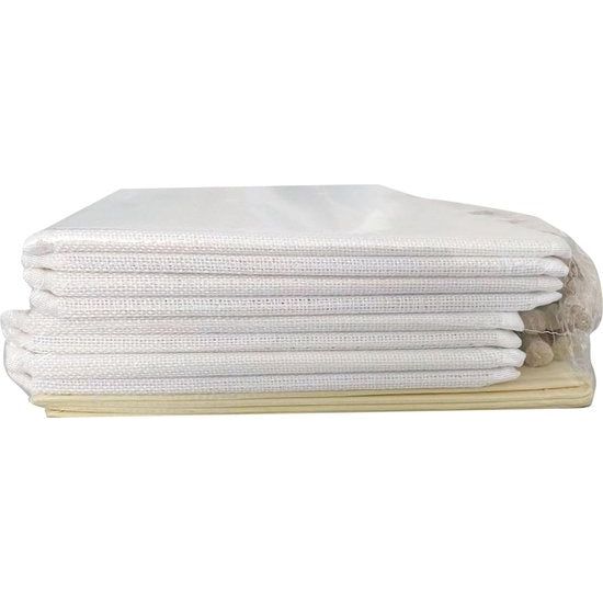 Opbergdoos, opvouwbare opbergdozen zonder deksel, open plank voor slaapkamer, woonkamer, kinderkamer, badkamer, 33 x 23 x 20 cm (wit, 4 stuks)