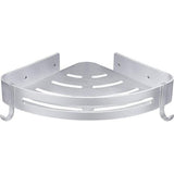 Doucherek, badkamerplank, doucheplank, plank, plank, nagelvrij, geen schade zonder boren, aluminium oppervlak, roestvrij, mand voor keuken- en badkameraccessoires