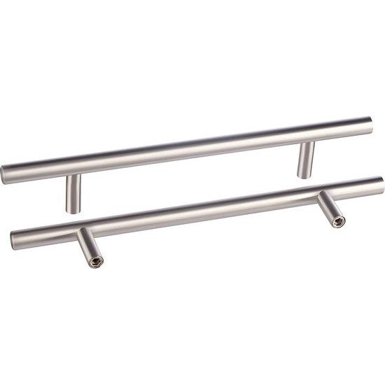 20 stuks kastgrepen, keukengrepen, 128 mm, roestvrij staal, meubelgrepen, ladegrepen, deurgrepen voor keukenkasten, laden, kast, Ø 12 mm, zilver