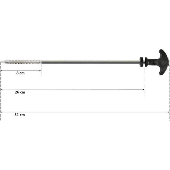 T-pegs, haringen, haringen voor campingtent, bivvy, vistent en paviljoen, keuze in hoeveelheid en lengte