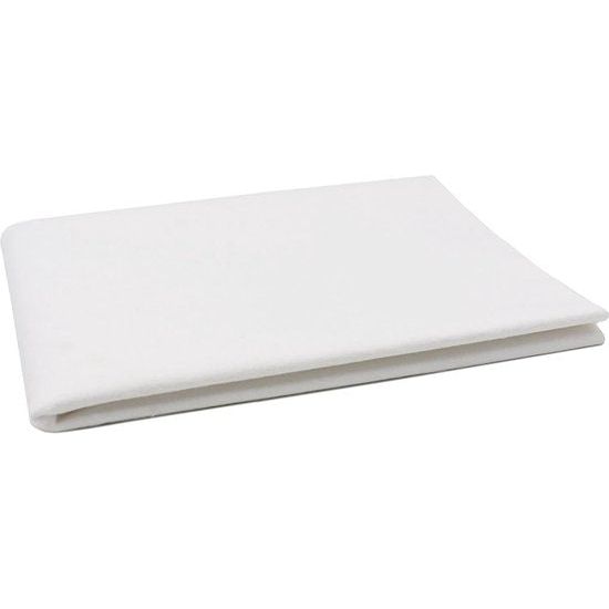 waterdichte molton/matrasbeschermer/incontinentie-matrasoplegger wit, verkrijgbaar in de maten ca. 60 x 120, 150 x 90, 70 x 140, 50 x 90, 70 x 100, 50 x 70 cm, van kliniekspecialisten, serie "40537", 001, wit, 70/140