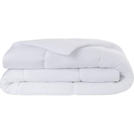 Vezeldekbed/dekbed mijtbestendig herfst-winter 300 gsm wit (alle maten verkrijgbaar) (bed 160/180-240x220cm).