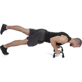 Push-up bars - push-upgrepen in set van 2 - antislip handgrepen push-ups - pushup bars voor spiertraining en krachttraining in zwart