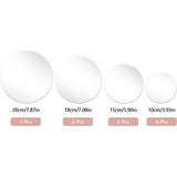 Spiegelstickers, ronde spiegeltegels, tegelspiegel, zelfklevend, zelfklevend, wanddecoratie, kleine wandspiegel, acryl spiegel, muursticker voor badkamer, keuken, woonkamer, 9 stuks