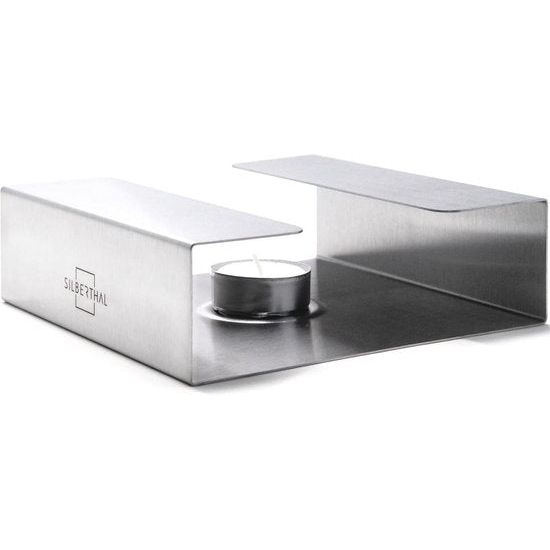 Stoofje voor theepot, roestvrij staal, elegant, robuust en veilig, standaard voor theelicht