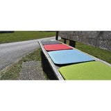 Set van 2 zitkussens - vilt, zitkussen, omkeerbaar kussen, hoekbank, vilt, stoelkussens voor huis en tuin - Grijs, Rood