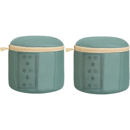 Set van 2 bh-waszakken voor wasmachine, wasnet, waszak, bh-bescherming met ritssluiting en koord BH-net Ideaal voor ondergoed, kleine kleding, enz.