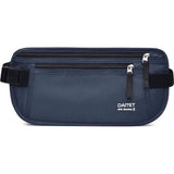 Geldriem - Paspoorthouder met RFID-blokkering, verborgen heuptasje, donkerblauw, RFID geblokkeerd en riembreedte: 2,5 cm