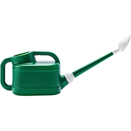 tuingieter, 4 l, lange uitloop, extra grote gieter voor kamerplanten, planten, tuin, binnen en buiten, groen