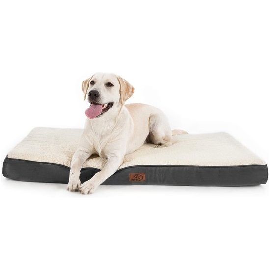 Bedsure Hondenkussen Schuim Hondenmatras voor Middelgrote Honden 90x70cm