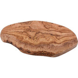 Plank van olijfhout, olijfhouten plank, snijplank, houten plank, ontbijtplank, steakplank, natuurlijk gesneden (28-32 cm)