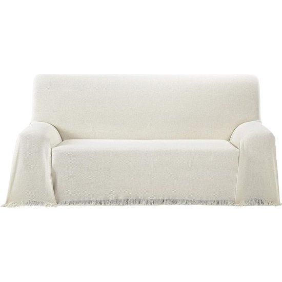 Sprei - woonkamerdeken van katoen, praktische plaid als bankdeken of bankdeken - beddeken - hoogwaardige bedsprei, 230 x 260 cm