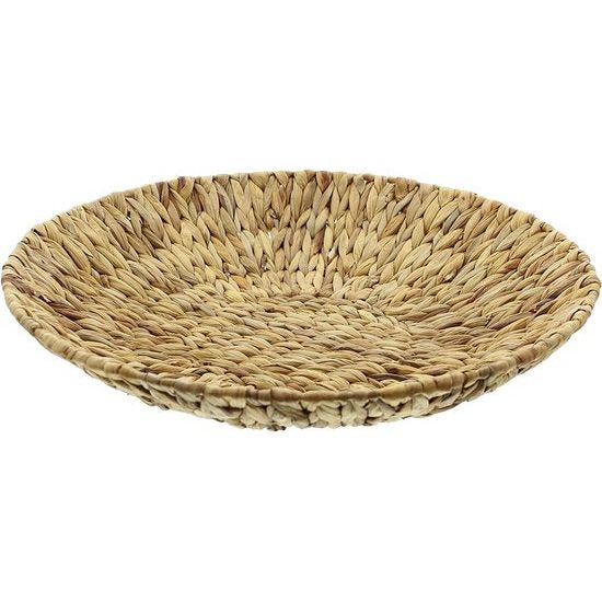 Grote schaal, plat, decoratieve schaal, waterhyacint Ø 50 x 8 cm