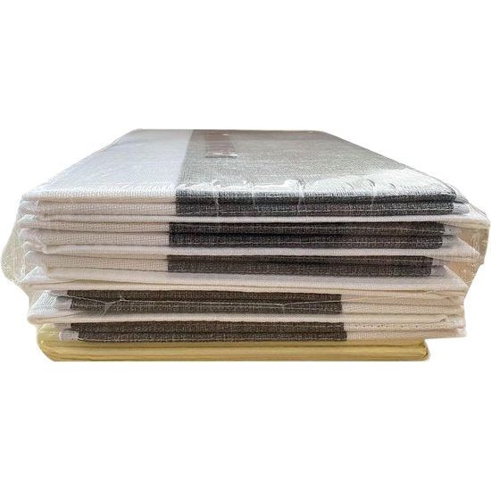 Opbergdozen met deksels, 3-pack, opvouwbare opbergbak met handvat, voor het, 45x30x30cm