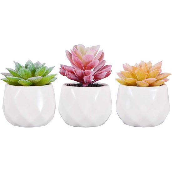 Kunstmatige vetplanten, 3 stuks, kunstplanten met pot, kleine kunstplant, voor tafel, huis, balkon, kantoor, decoratie. Kunstmatige vetplanten, 3 stuks, kunstplanten met pot, kleine kunstplant, geschikt voor tafel, huis, balkon, kantoor, decoratie.