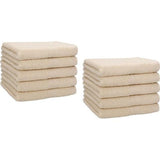 Set van 10 hoogwaardige gastendoekjes, gezichtsdoekenset, handdoekenset, handhanddoeken, 30 x 50 cm