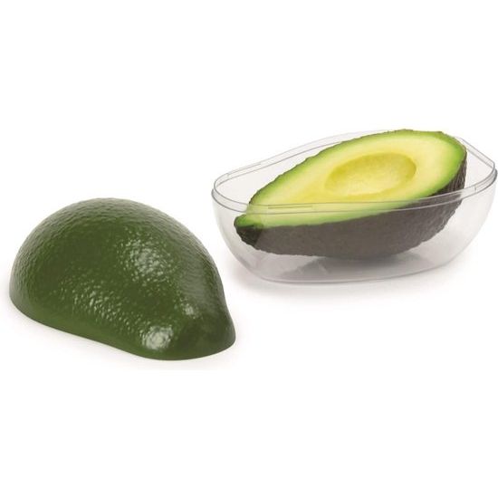 Avocado-voedselbewaardoos | Container voor het bewaren van avocado's | Houd vers en veilig | Vaatwasmachinebestendig | 100% gemaakt in Italië