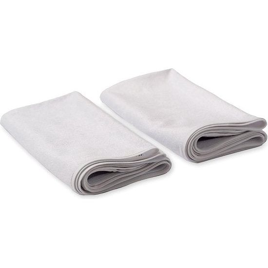 Oko-Tex Zert Waterdichte matrasbeschermer, voor kinderwagen, 75 x 35 cm, 2 stuks, bamboe matrasbescherming, matrasbeschermer voor kinderwagenmatras, wieg, mosesmanden