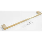 Badhanddoekhouder 50 cm roestvrij staal roségoudlook moderne handdoekhouder wandmontage