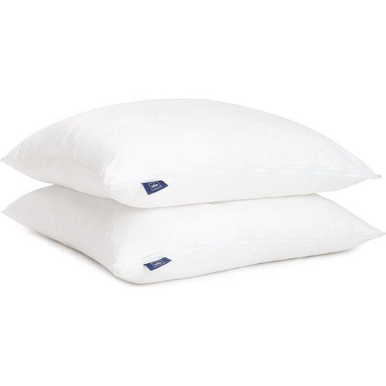 Hoofdkussen om te slapen, set van 2, luxe zacht verkoelend hoofdkussen, ademende polyesterbol-microvezelvulling, machinewasbaar, in hoogte verstelbaar slaapkussen (wit, 65 x 65 cm)