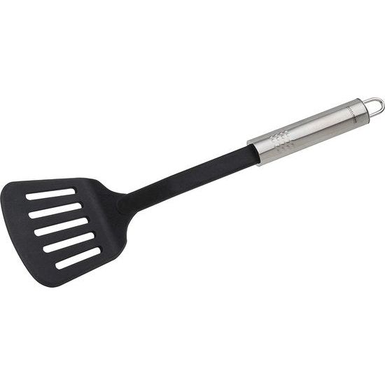 Schuimspaan, ovaal, met handvat