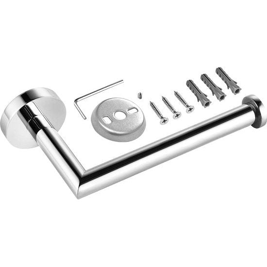 Toiletpapierhouder, wc-roestvrij staal, wc-rolhouder voor keuken en badkamer, toiletpapier, chroom