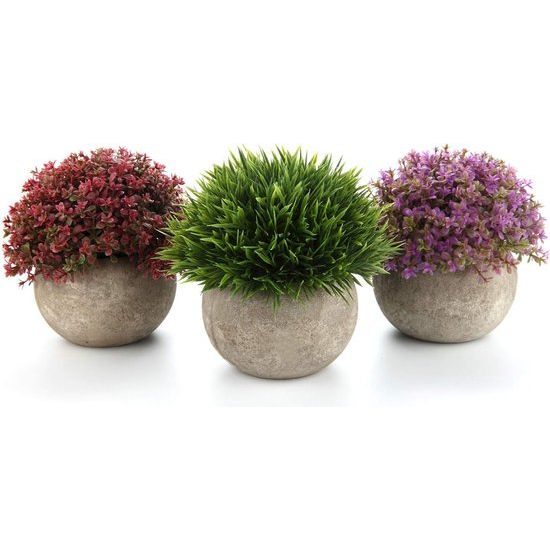 Kunstmatige planten, kunstgras, bonsai, kunstbloemen, decoratie, kunststof heesters, bloemenarrangementen voor thuis en op kantoor, , desktop-bonsai., klein