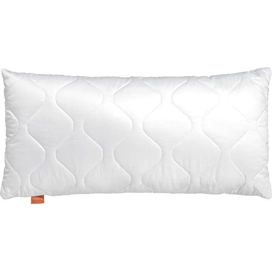 Comfort 100 hoofdkussen, Ökotex, wasbaar tot 60 graden, Made in EU, 40 x 80 cm, wit