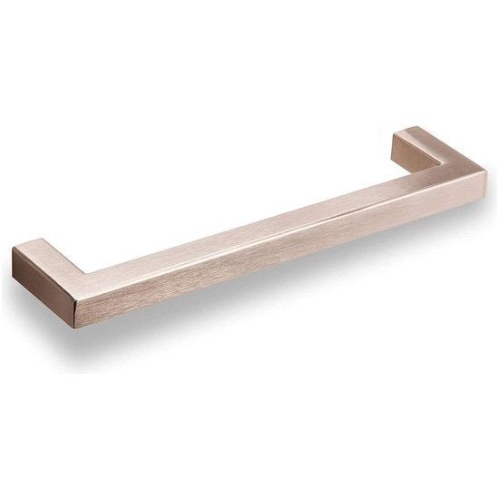 E8 Meubelhandvat, echt roestvrij staal, 10 x 10 mm, stanghandvat, relinghandvat