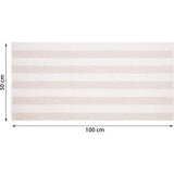 Set van 4 handdoeken, 50x100 cm, 100% katoen, 380g/m², beige