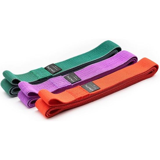 Premium weerstandsbanden/weerstandsbanden met stof [als fitnessband en fitnessbandenset + tas en videocursus], fitnessband bijvoorbeeld als optrekhulp voor dames en heren